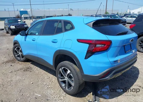 2024 Chevrolet Trax Fwd 1Rs из США, поврежденный, VIN KL77LGE23RC178664